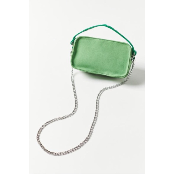 Nunoo Helena Recycled Canvas Crossbody Bag - Green - Picture 5 of 6